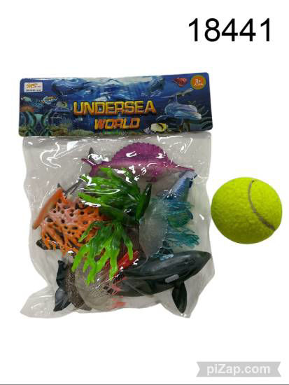 Imagen de ANIMALES DEL MAR SET EN BOLSA 6.25